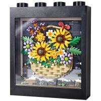 LOZ 1905 Bilderrahmen: 3 D-Bild Sonnenblumenkorb