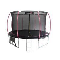 LEAN Sport Max 16ft Trampolin Schwarz-Rosa