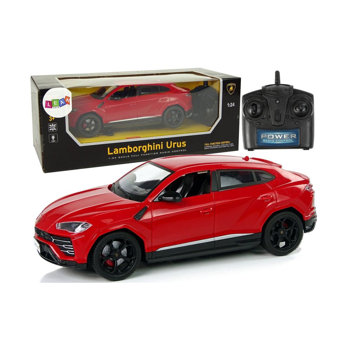 Auto R/C 1:24 Lamborghini Urus Rot 2.4 G Lichter
