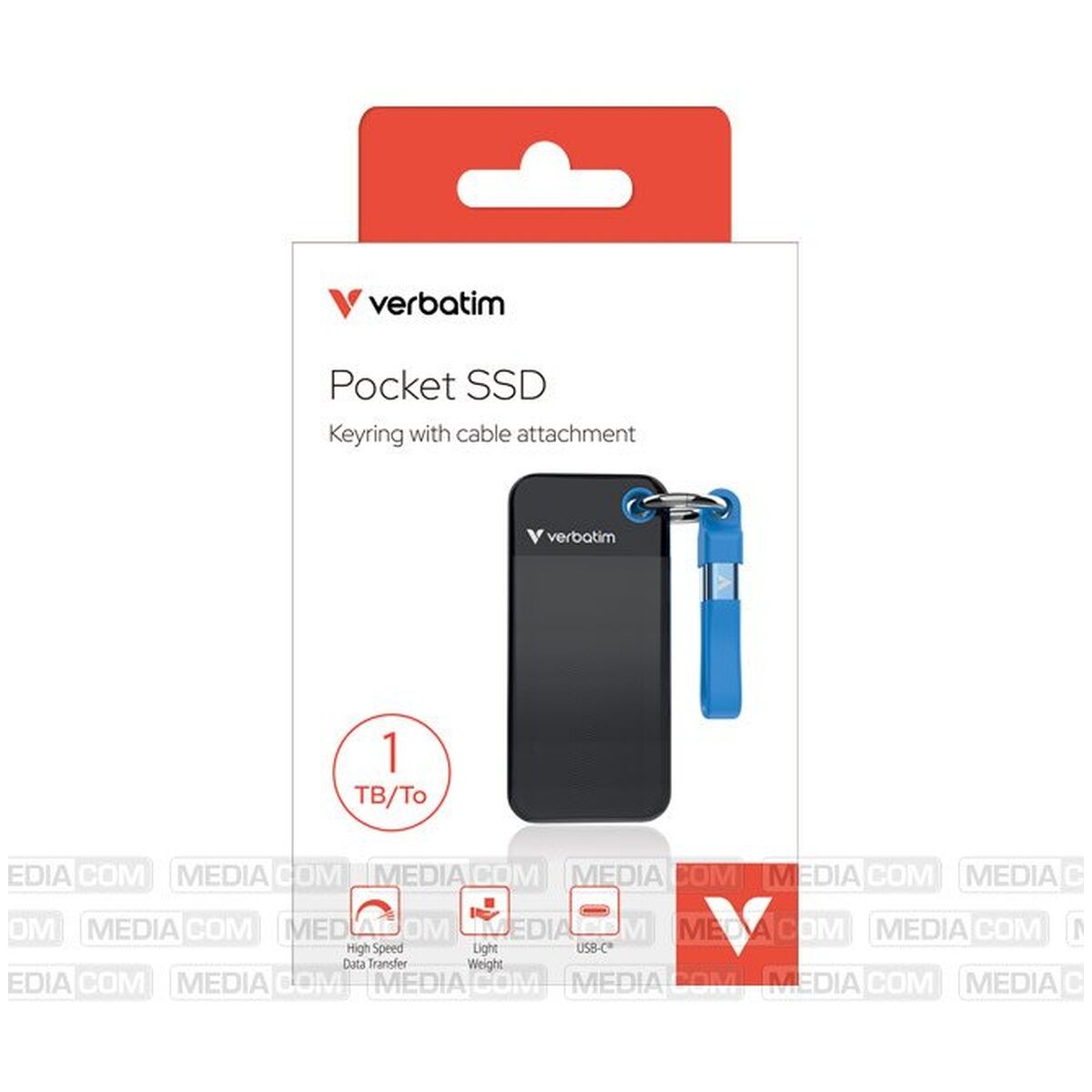 Verbatim Pocket SSD 1TB USB 3.2 Schwarz