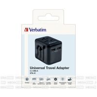 Verbatim UTA-01 Reiseadapter 12W USB-A Schwarz