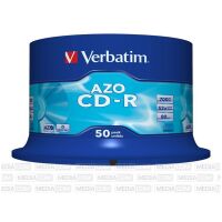 Verbatim CD-R 700MB 52x Cakebox 50er Crystal