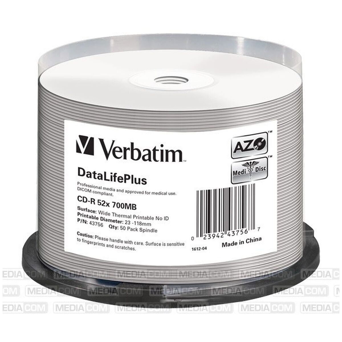 Verbatim CD-R 700MB 52x Cakebox 50er