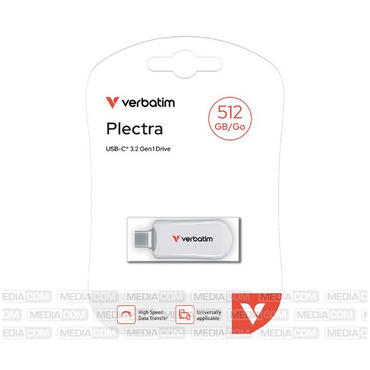 Verbatim Plectra USB-Stick 512GB Weiss
