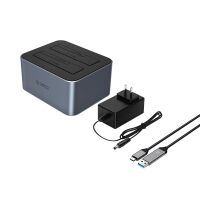 Orico 6626C3-C-V1 Dockingstation für 2 Laufwerke,...