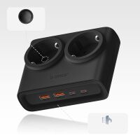 Orico PDC25 25W 6-in-1 Steckdosenleiste (2x Netzanschluss...