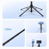 Orico SPN185 Selfie-Stick, -Stativ für Smartphone-Kameras mit 360°-Drehung, Bluetooth 5.2