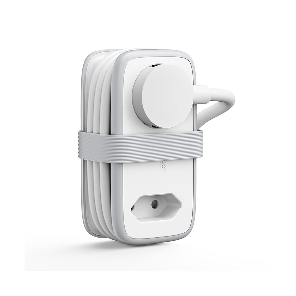Orico APP 15,5W 5-in-1 Steckdosenleiste (2x AC + 2x USB-A + 1x USB-C) – Weiß