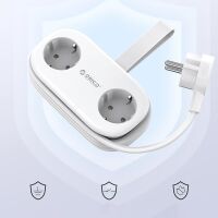 Orico AP3 65W GaN 6-in-1 Steckdosenleiste (2x Netzanschluss + 2x USB-A + 2x USB-C) – Weiß