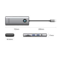 Orico PW11 8-in-1 USB-C Dockingstation (2x USB-A 3.0, 1x...