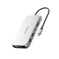 Orico XCR 12-in-1 USB-C Dockingstation mit 3x USB-A 3.1,...