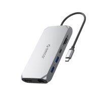 Orico XCR 12-in-1 USB-C Dockingstation mit 2x USB-A 3.1,...