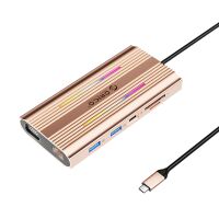 Orico XDR 12-in-1 RGB USB-C Dockingstation (USB-A, USB-C...