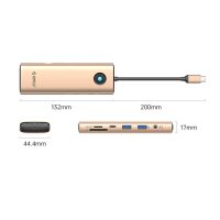 Orico PW11 9-in-1 USB-C Dockingstation (2x USB-A 3.0, 1x...