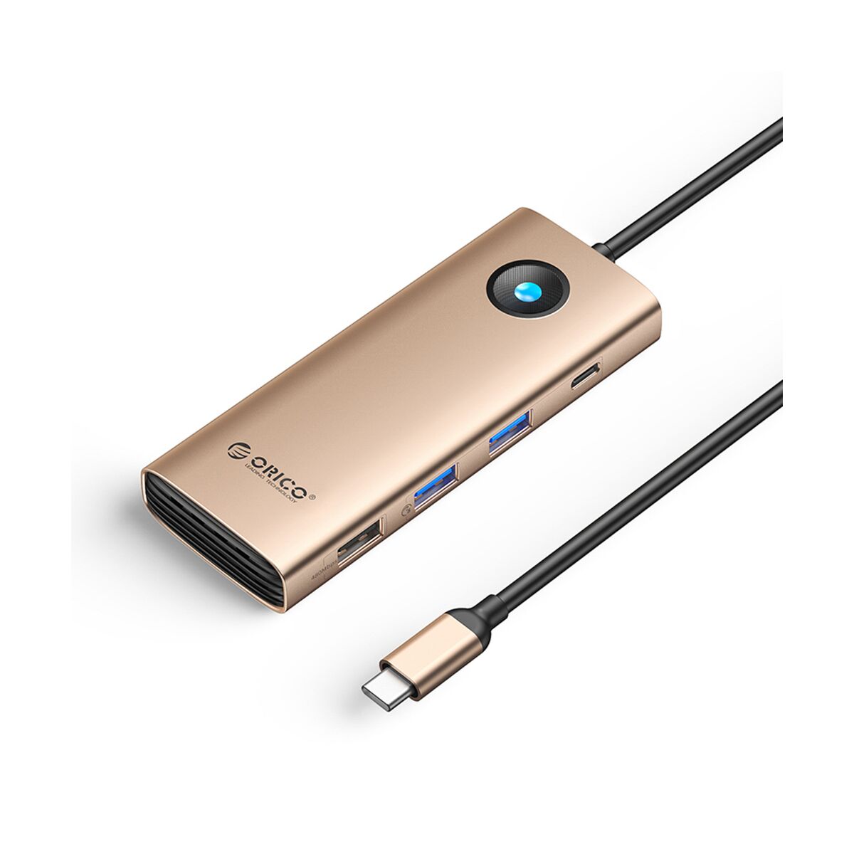 Orico PW11 8-in-1 USB-C Dockingstation (2x USB-A 3.0, 1x USB-A 2.0, 1x USB-C 3.0