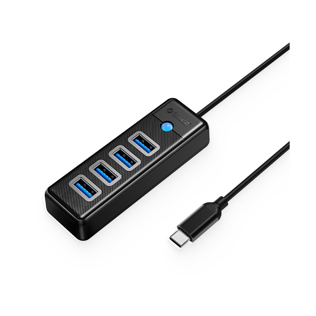 Orico PW4U-C3 USB-Hub, 4-Port USB-A 3.0, 1,8 m Kabel