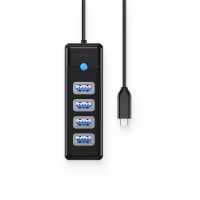 Orico PW4U-C3 USB-Hub, 4-Port USB-A 3.0, 1,8 m Kabel