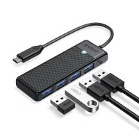 Orico PAPW4A-C3 USB-Hub mit 4 Anschlüssen (4x USB-A...