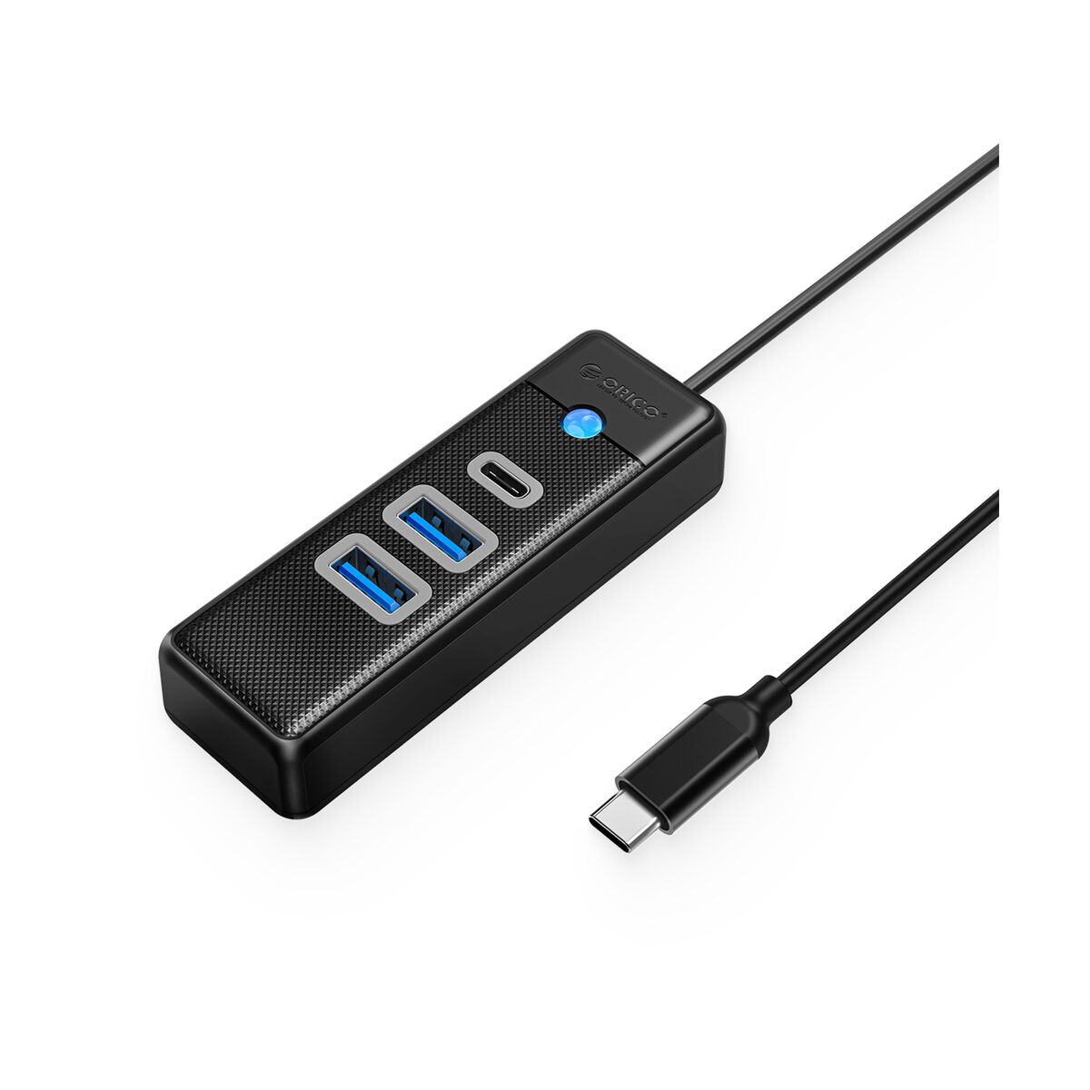 Orico PWC2U-C3 3-Port-USB-Hub (2x USB-A 3.0, 1x USB-C 3.0, 0,15 m)
