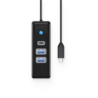 Orico PWC2U-C3 3-Port-USB-Hub (2x USB-A 3.0, 1x USB-C 3.0, 0,15 m)