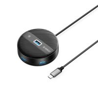 ORICO YS1-C2 4-Port-USB-Hub (1x USB-A 3.0, 3x USB-A 2.0,...