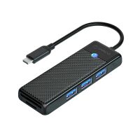Orico PAPW3AT-U3 USB-Hub mit 4 Anschlüssen (3x USB-A...