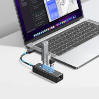 Orico PW3UR25-U3 USB-Hub mit 4 Anschlüssen (3x USB-A 3.0, 1x RJ45 2,5G Ethernet, 1 m