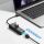 Orico PW3UR25-U3 USB-Hub mit 4 Anschlüssen (3x USB-A 3.0, 1x RJ45 2,5G Ethernet, 1 m