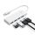 Orico PAPW4A-C3 USB-Hub mit 4 Anschlüssen (4x USB-A 3.0, 1 m Kabel) – Weiß