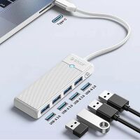 Orico PAPW4A-C3 USB-Hub mit 4 Anschlüssen (4x USB-A...