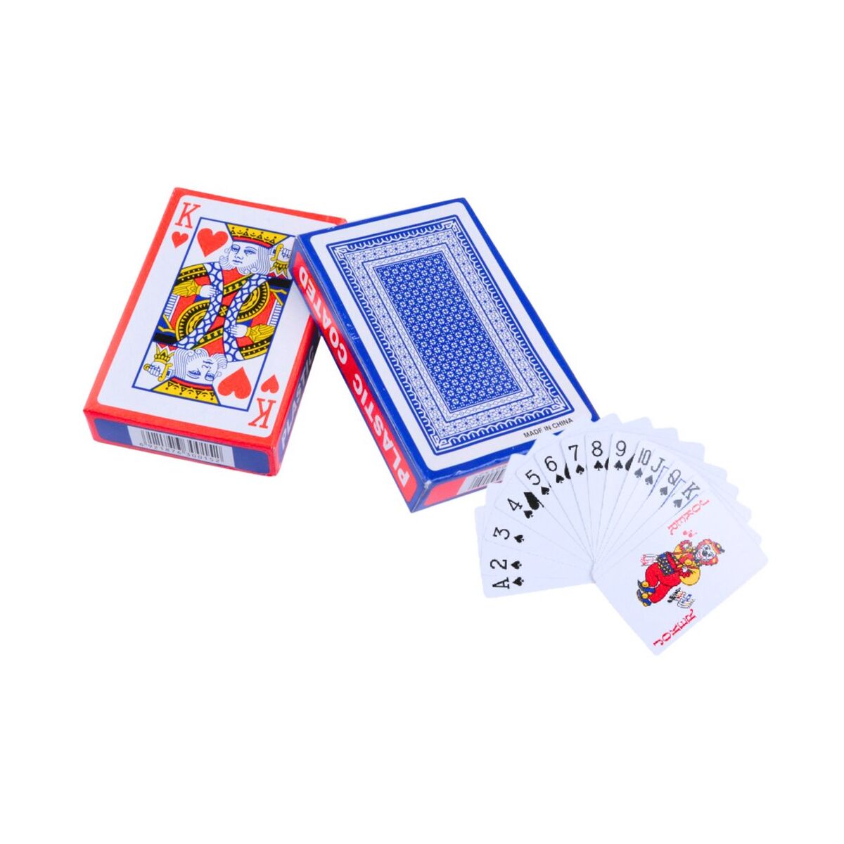 Klassische beschichtete Spielkarten 54 Stk
