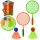 Badminton Racket Set: 2 Rackets, 2 Large Shuttlecocks, and a Ball