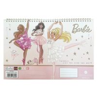 Barbie Ballerina A/4 Spiral-Skizzenheft mit 40 Blatt und...