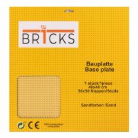 BR1CKS Baseplate Med. Stone Grey 32x32 2er