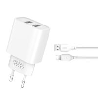 XO Wandladegerät CE02C 2x USB 2,1A weiß +...
