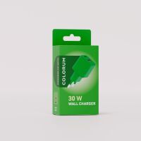 COLORUM Wandladegerät USB-A + USB-C PD 30W CLS30-AC-04 xGreen