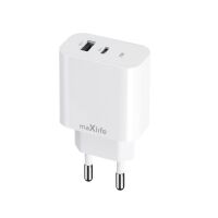 Maxlife MXTC-06-25AC PD QC Ladegerät 1x USB-C 1x USB...