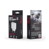 Maxlife MXTC-06-25AC PD QC Ladegerät 1x USB-C 1x USB 25W weiß