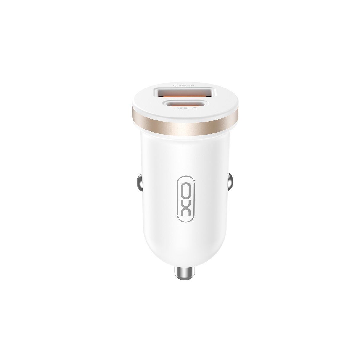 XO Autoladeadapter CC56 PD 30W QC 1x USB 1x USB-C weiß