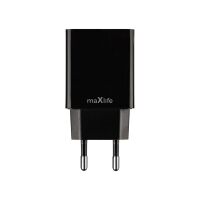 Maxlife MXTC-11 Ladegerät 1x USB-A 2,1A schwarz