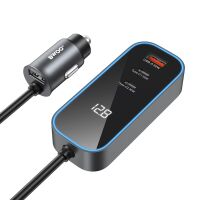 BWOO CC107 PD Kfz-Ladegerät 1x USB-C - USB-A Anschluss 30W schwarz