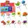 Bausteine Einzelne Blume mit Stiel Bunte Mischung 71-106 Teile
