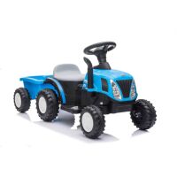 Elektrotraktor mit Anhänger A009 Blau