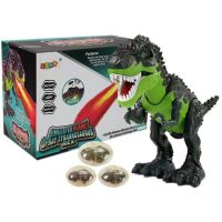 Batterie Dinosaurier Eier legend Brennendes Feuer Dampf...