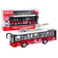 Trolleybus Bus 1:16 Lichtgeräusche fahren weiß...