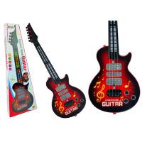 E-Gitarre Star Strings Farbige Dioden Rot