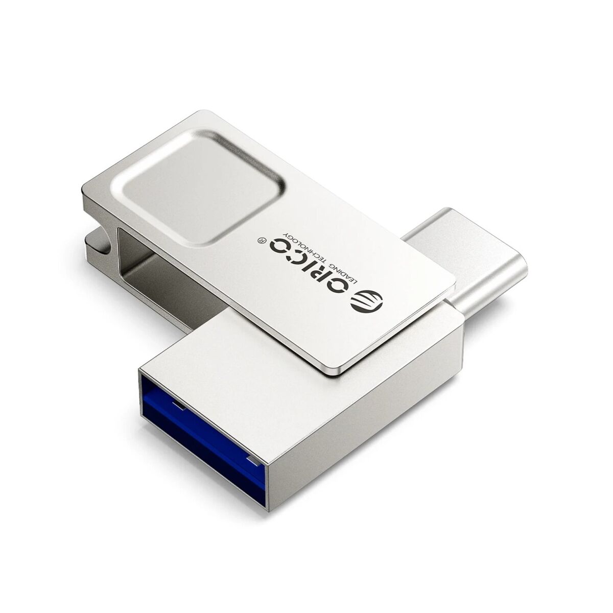Orico U301 64 GB USB-A/USB-C USB 3.2 Gen 1 USB-Stick – Silber