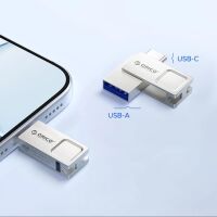 Orico U301 64 GB USB-A/USB-C USB 3.2 Gen 1 USB-Stick – Silber