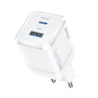 BWOO GaN-Wandladegerät CDA222 PD 35W 1 x USB 1 x USB-C, weiß