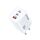 BWOO CDA147PD Wandladegerät 65W 2x USB-C Anschluss + USB-A weiß